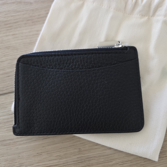 NWT Tiffany & Co. Black Leather Credit Card Holder - Picture 3 of 4